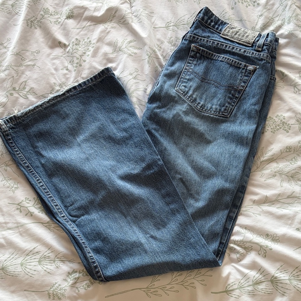 Women’s Vintage Blue Denim Bootcut Jeans